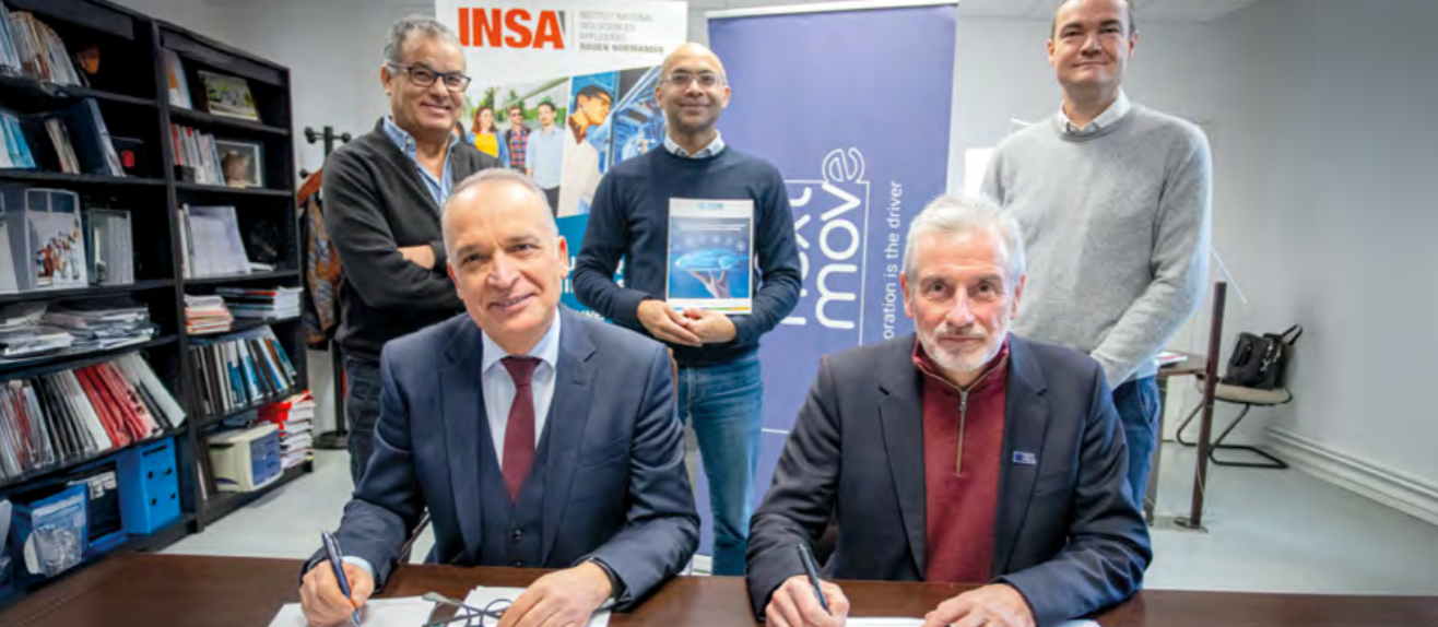 Chaire Véhicule Autonome et  Connecté : 8 ans de collaboration  entre l’INSA Rouen Normandie,  ALADIN et NextMove