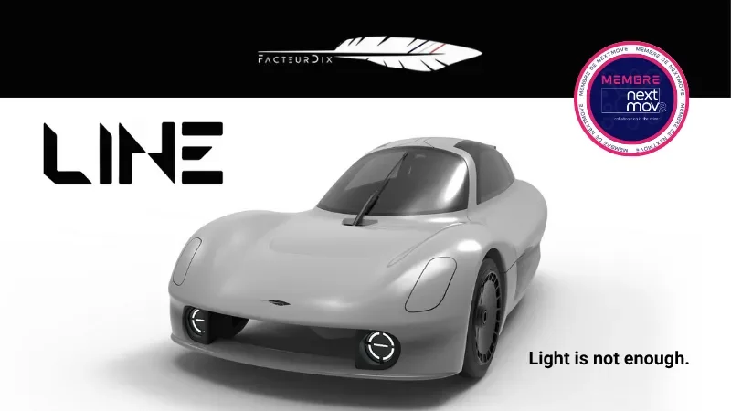 FacteurDix dévoile LINE, projet d’automobile à haute performance énergétique