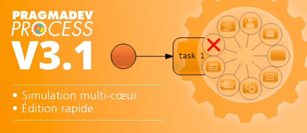 La simulation multi-coeur et  l’édition rapide dans PragmaDev Process V3.1