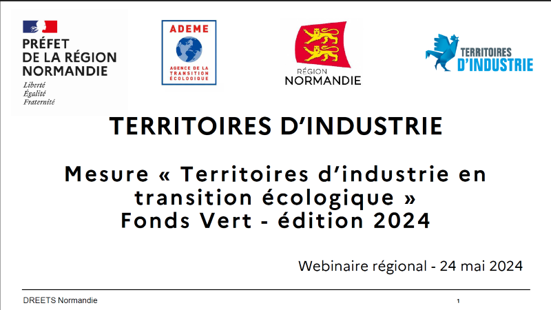 Retour sur le webinaire de présentation de la mesure du Fonds Vert du 24 mai 2024