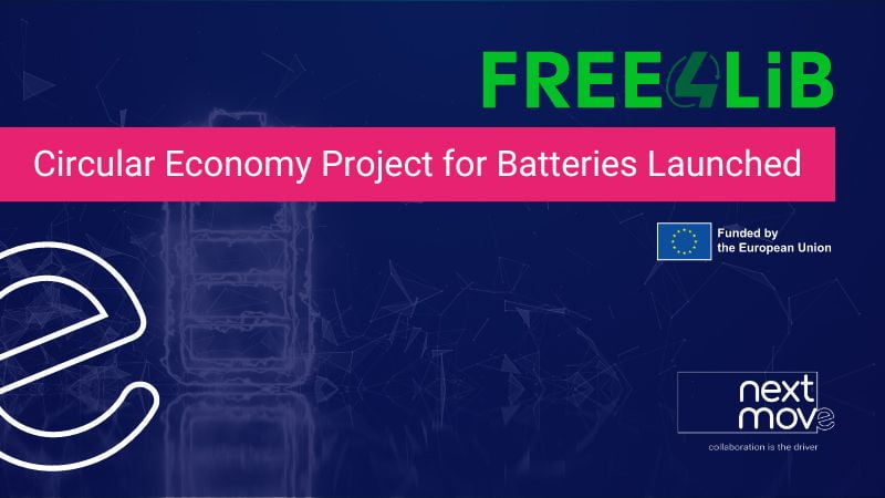FREE4LIB: the circular economy project for batteries is launched!