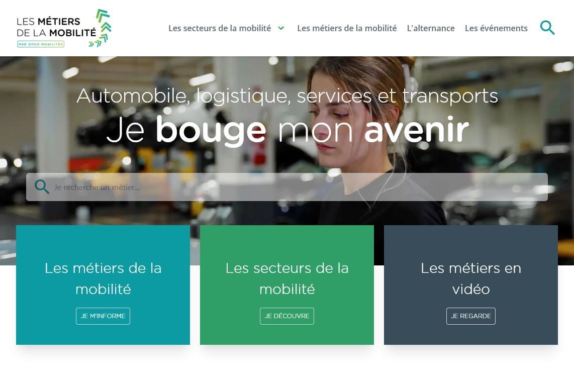 Le nouveau site metiers-de-la-mobilite.fr est en ligne