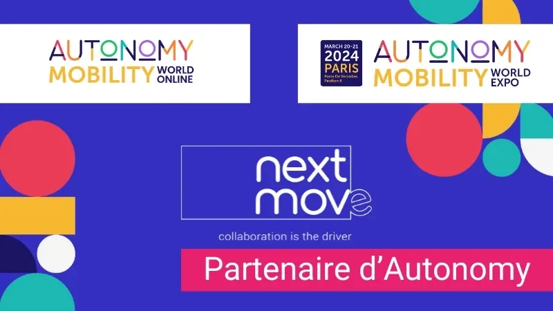 NextMove, partenaire d'Autonomy Mobility World Online & Expo